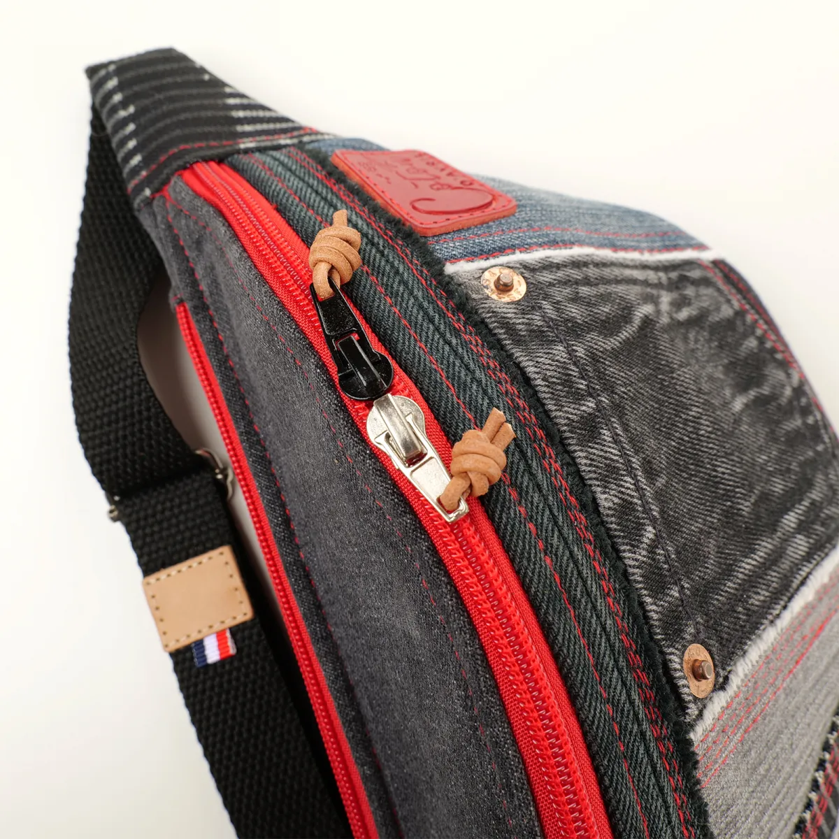Sac banane Coton d'Avril MELISSE Jean EDITION noir