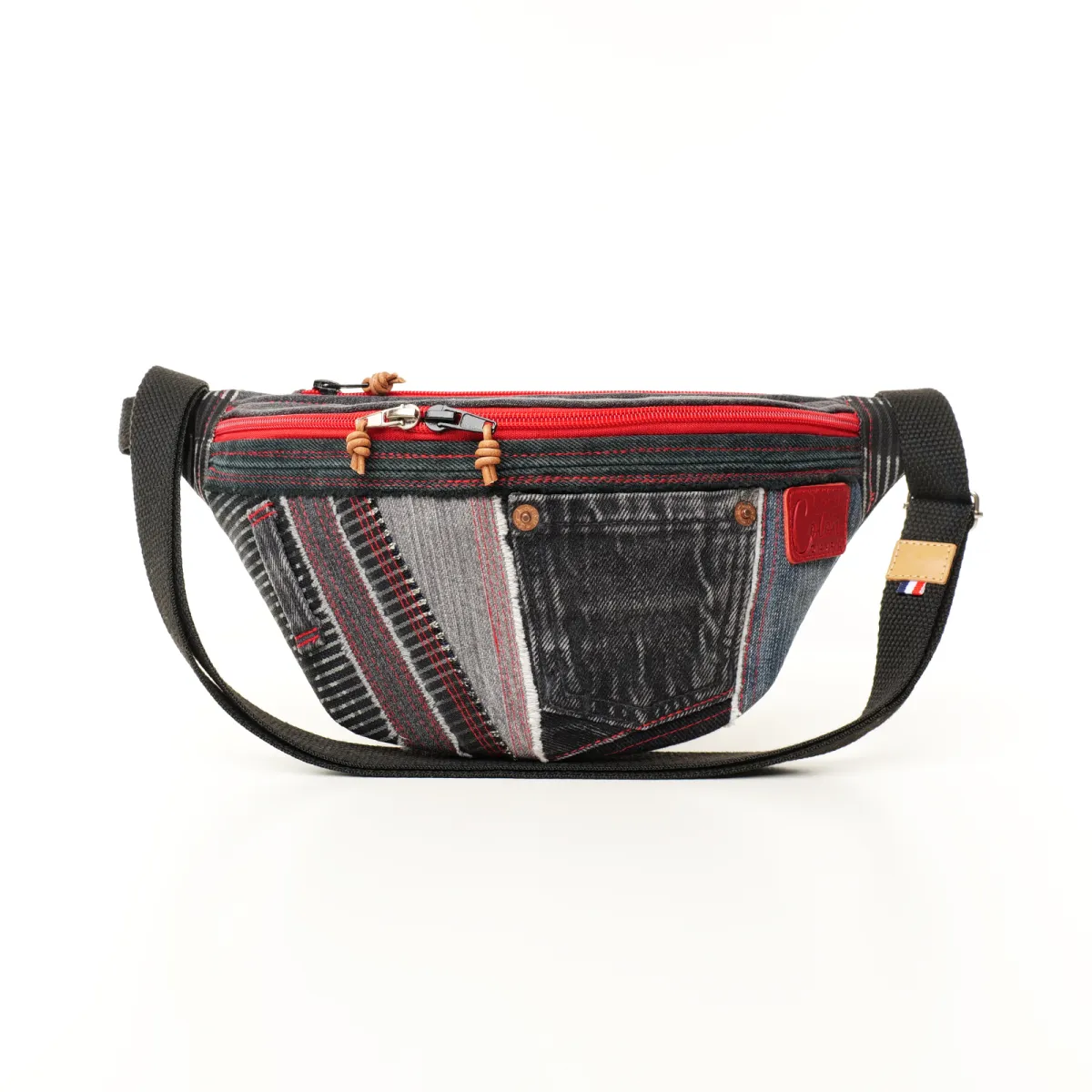 Sac banane Coton d'Avril MELISSE Jean EDITION noir