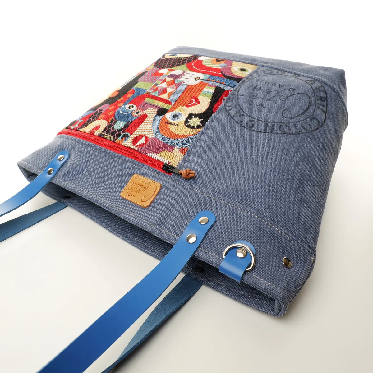 Sac cabas Coton d'Avril CARINO Visages