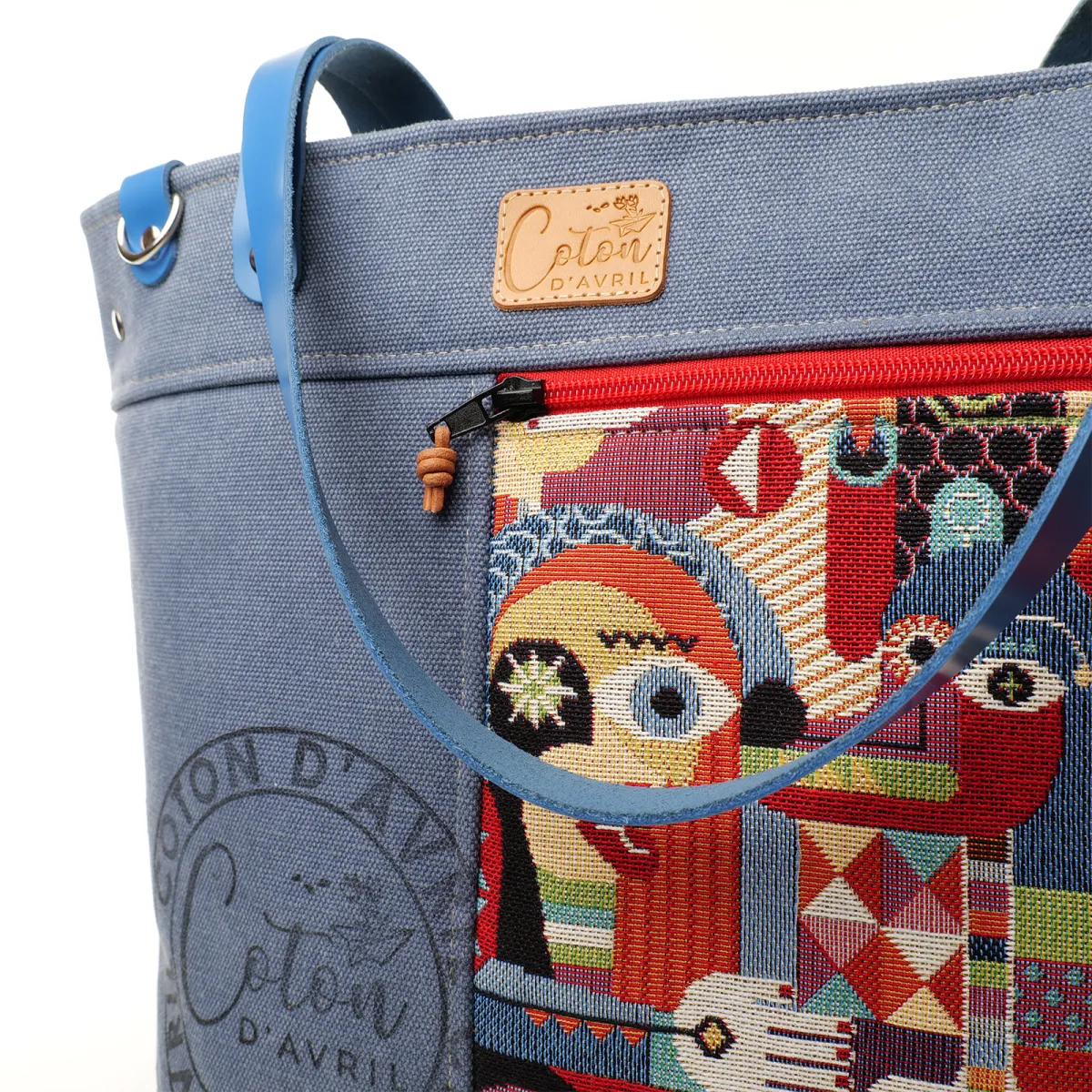 Sac cabas Coton d'Avril CARINO Visages