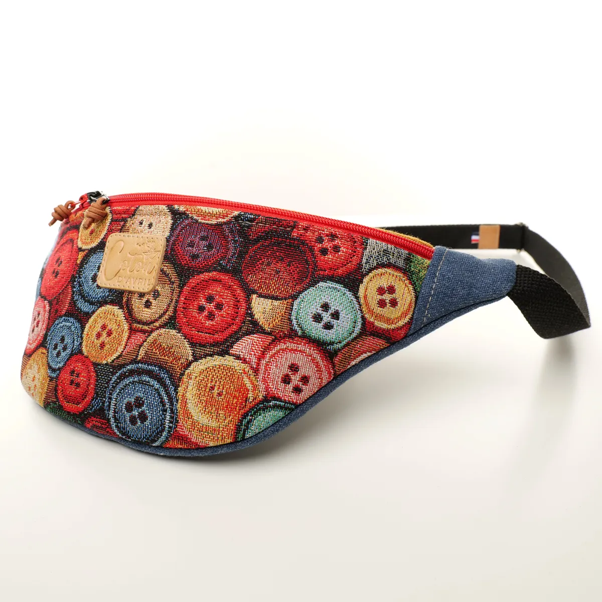 Sac banane Coton d'Avril MELISSE Boutons