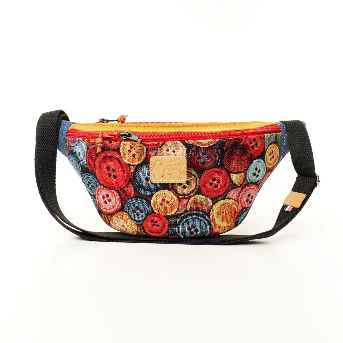 Sac banane Coton d'Avril MELISSE Boutons
