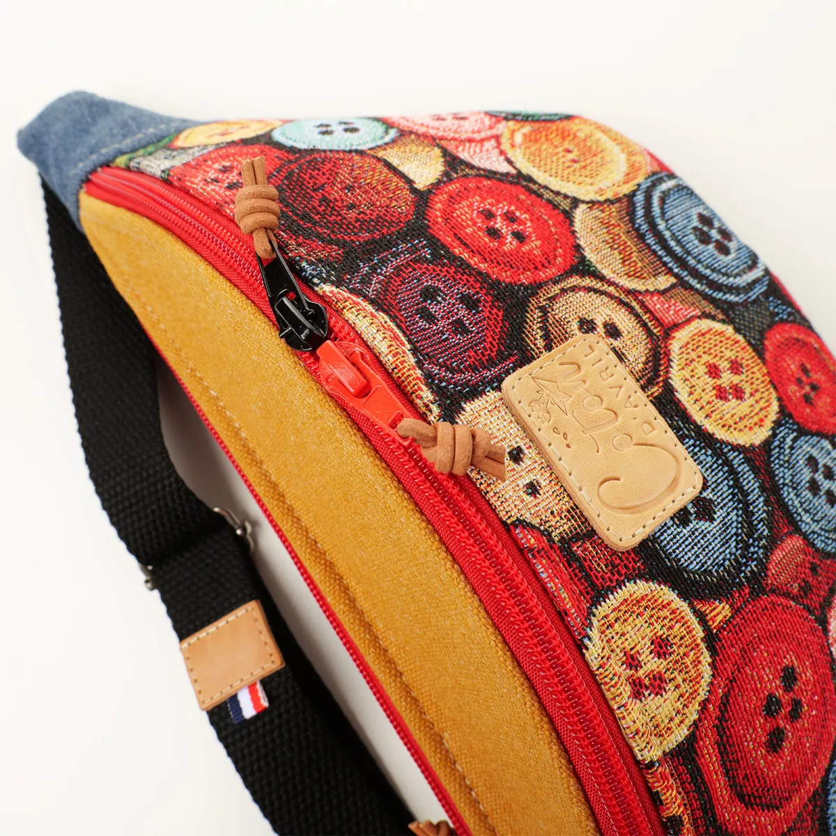 Sac banane Coton d'Avril MELISSE Boutons