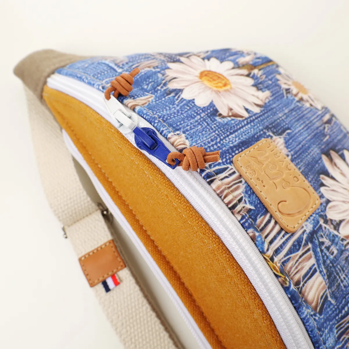 Sac banane Coton d'Avril MELISSE Marguerites