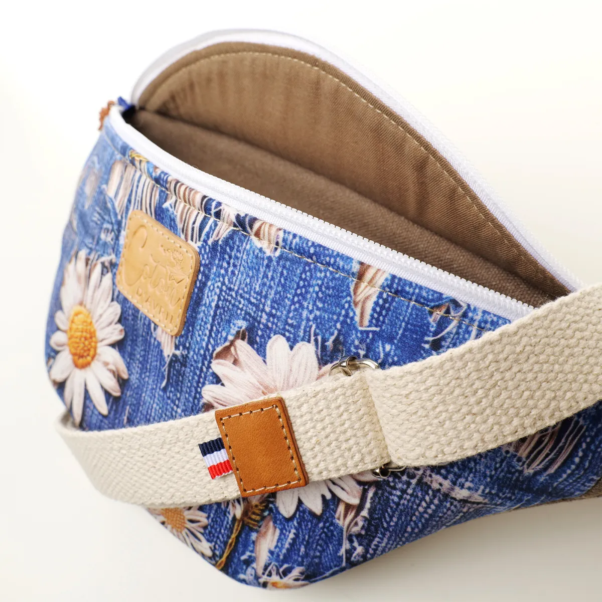 Sac banane Coton d'Avril MELISSE Marguerites