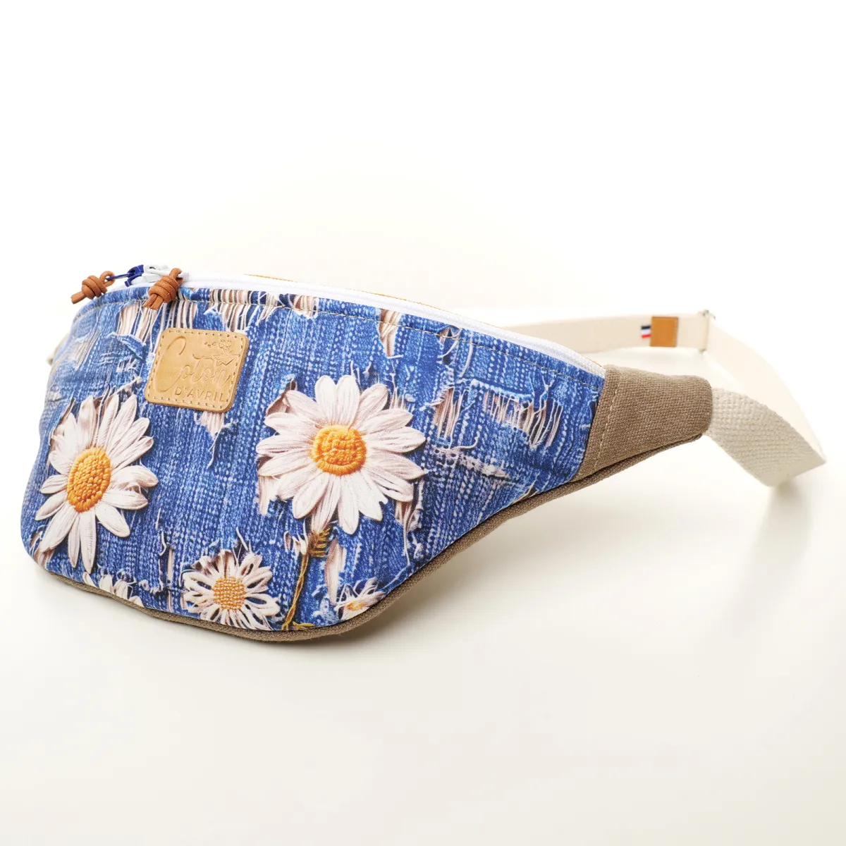 Sac banane Coton d'Avril MELISSE Marguerites