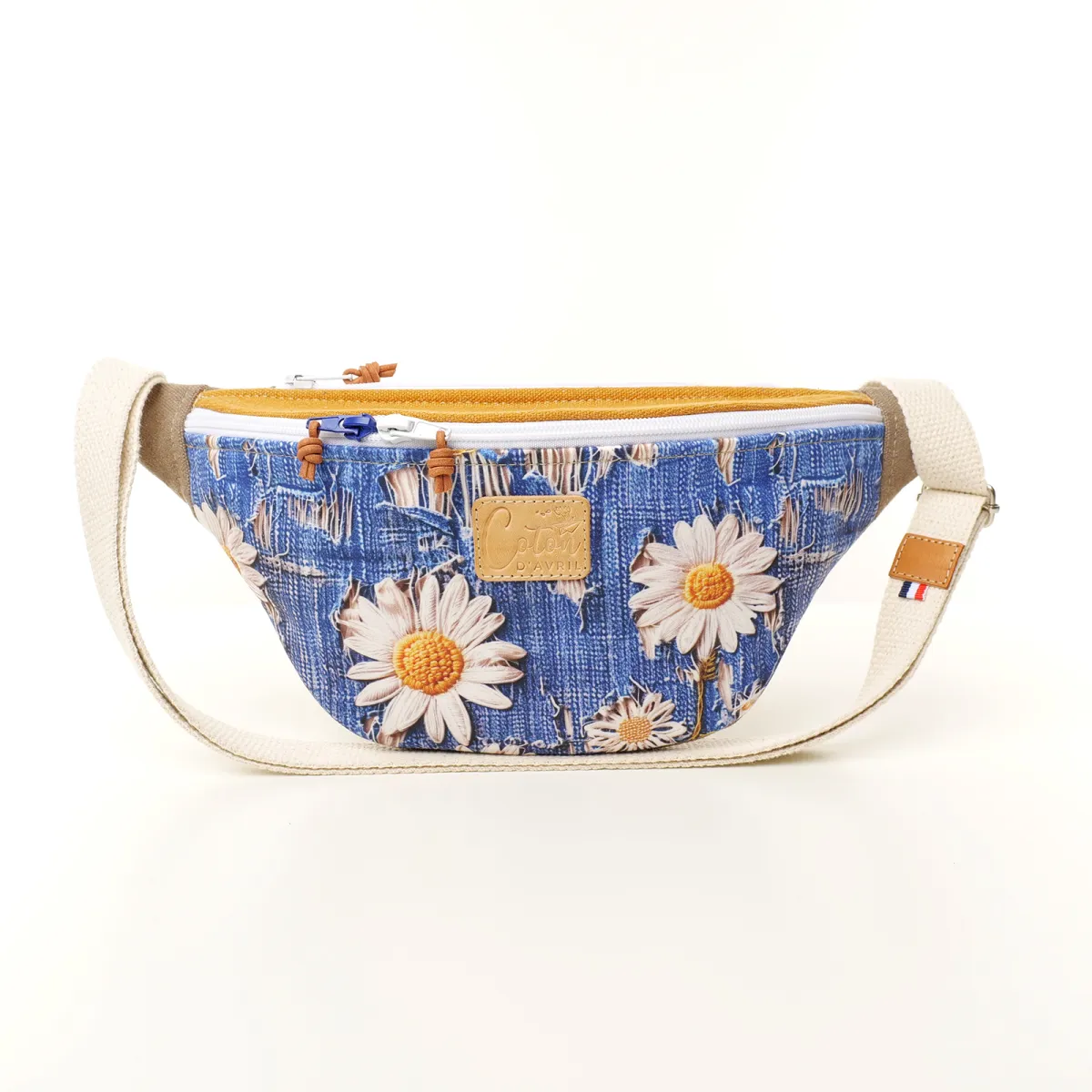 Sac banane Coton d'Avril MELISSE Marguerites