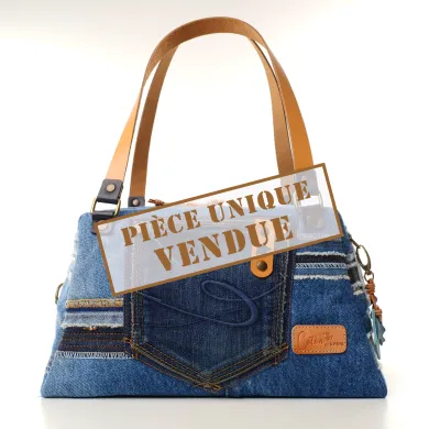 Sac à main Coton d'Avril CESAR Jean Camel Edition