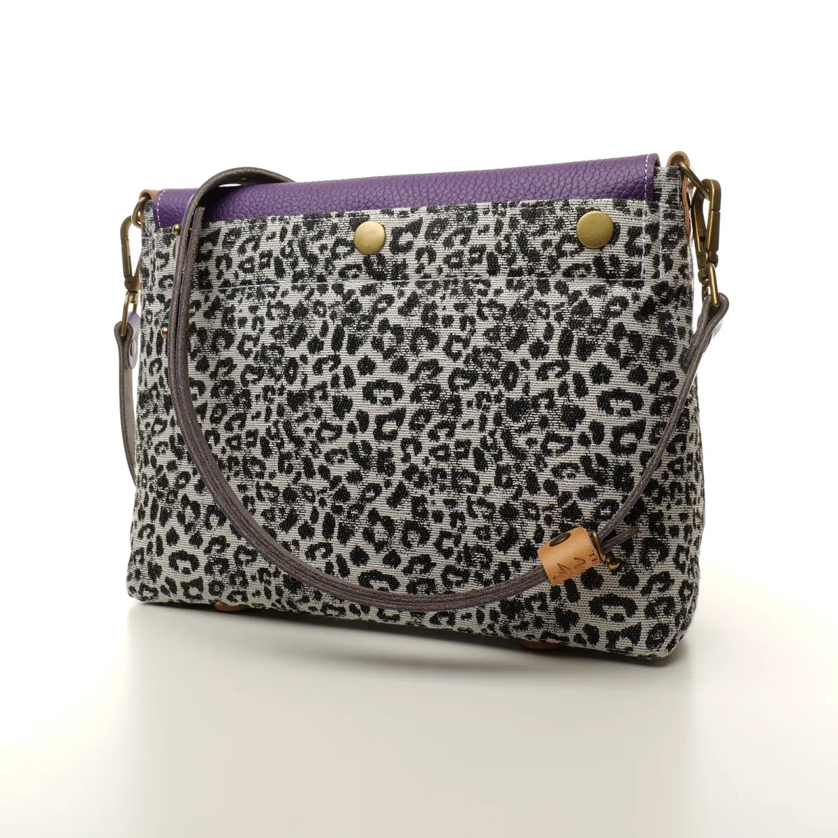 Sac à main Bandoulière Coton d'Avril ESTELLO Leopard