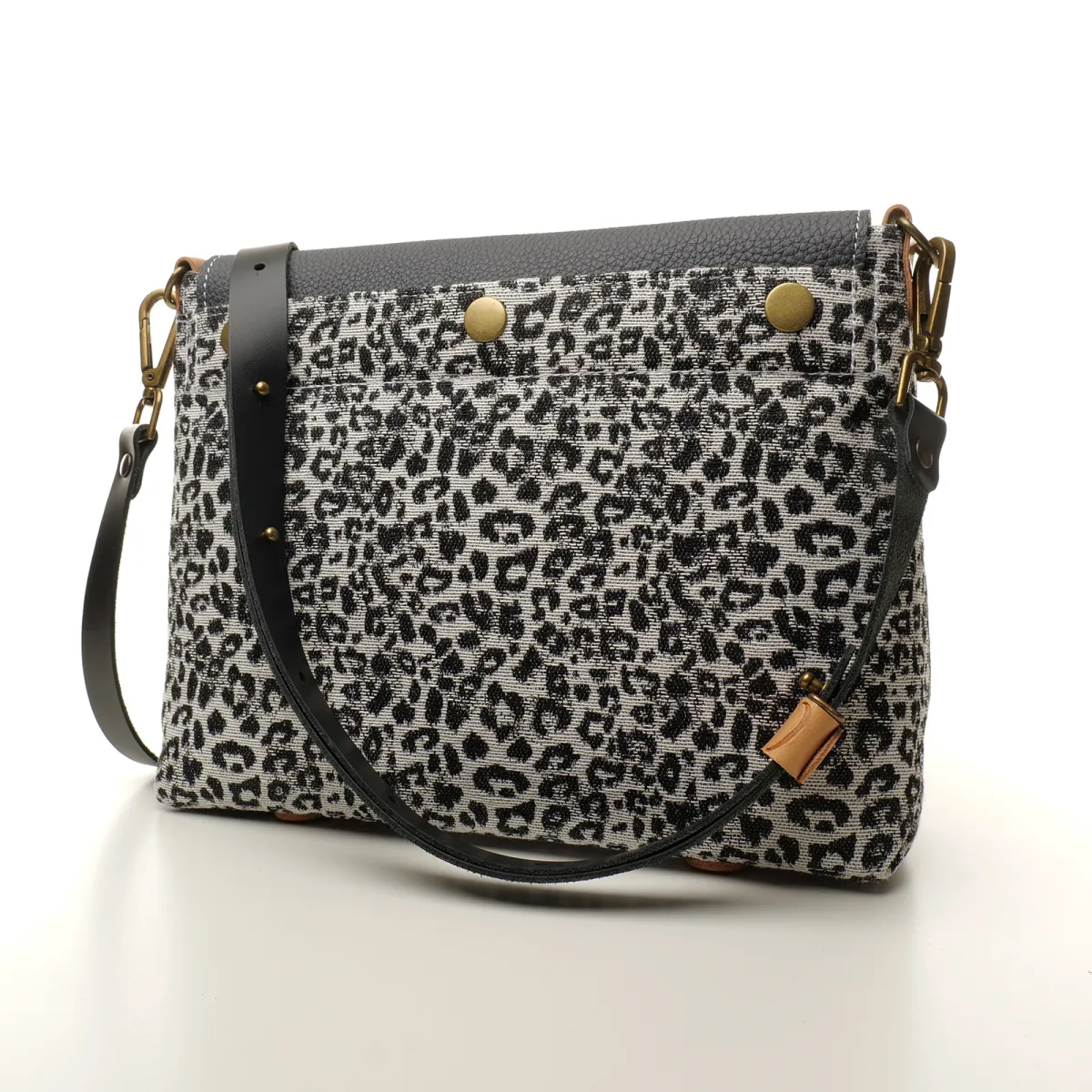 Sac à main Bandoulière Coton d'Avril ESTELLO Leopard