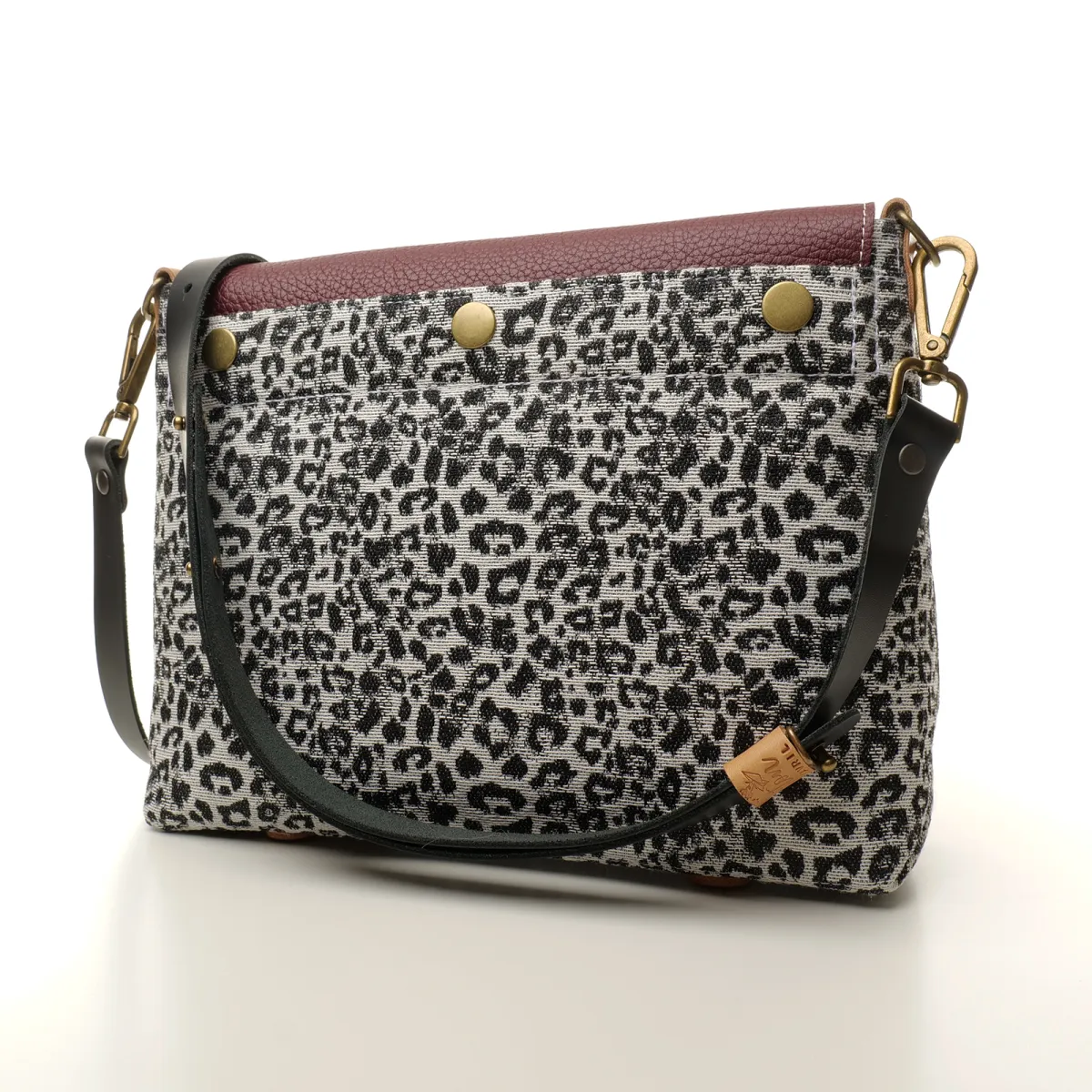 Sac à main Bandoulière Coton d'Avril ESTELLO Leopard