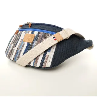 Sac banane Coton d'Avril MADON Bleu