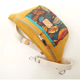 Sac banane Coton d'Avril MADON Feuilles