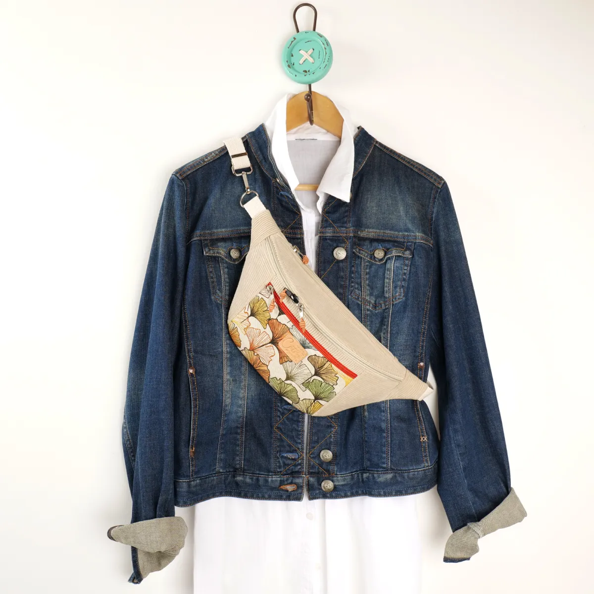 Sac banane Coton d'Avril MADON Ginkgo
