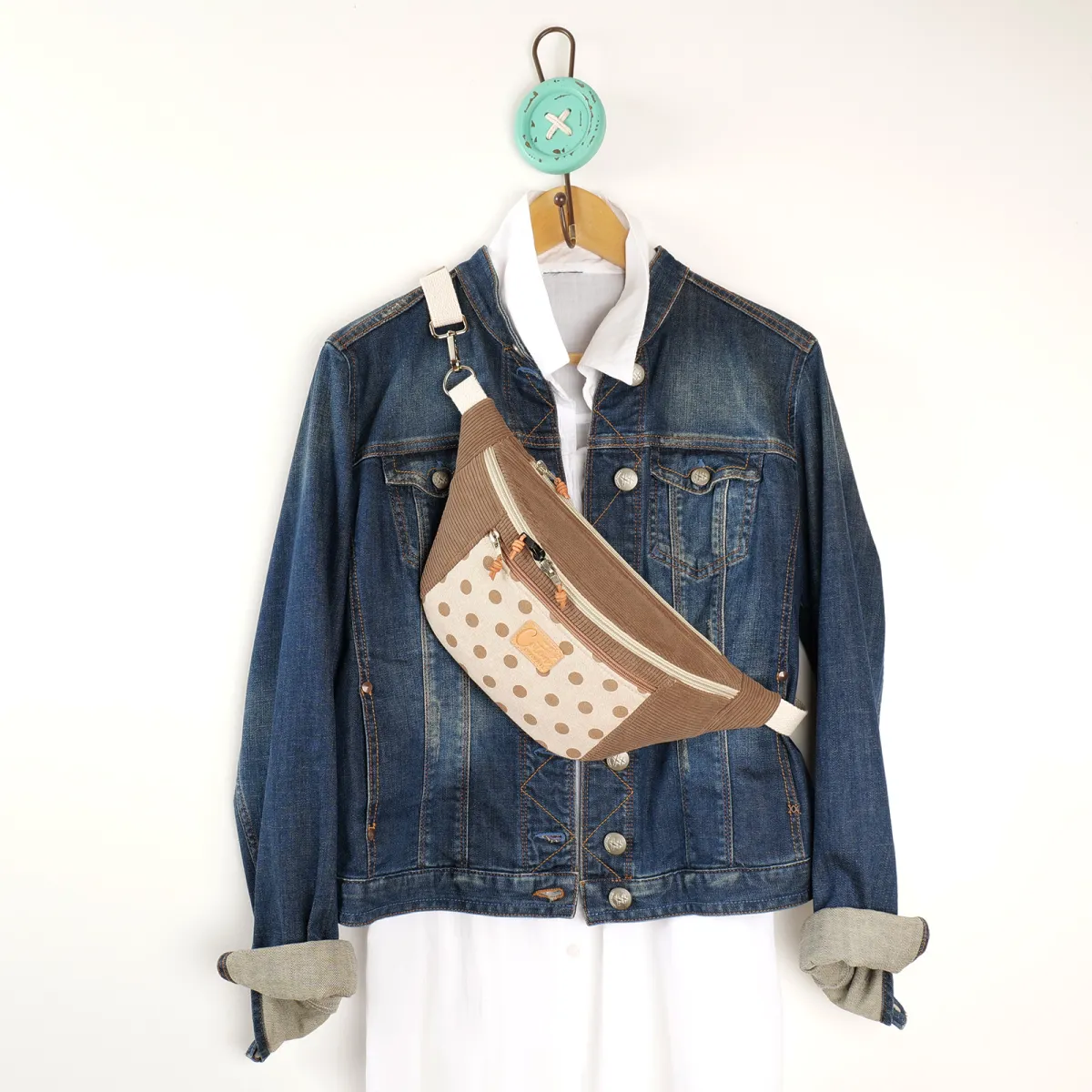 Sac banane Coton d'Avril MADON Pois