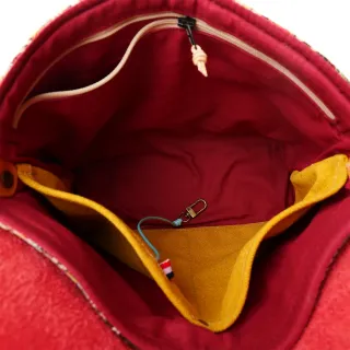 Sac à main Bandoulière Coton d'Avril ESTELLO Sillons Capucine