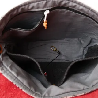 Sac à main Bandoulière Coton d'Avril ESTELLO Grafic rouge