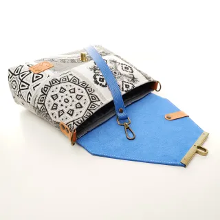 Sac à main Bandoulière Coton d'Avril ESTELLO Grafic Lapis