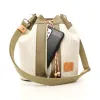 Sac seau Coton d'Avril ANGELE Velours crème