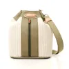 Sac seau Coton d'Avril ANGELE Velours crème