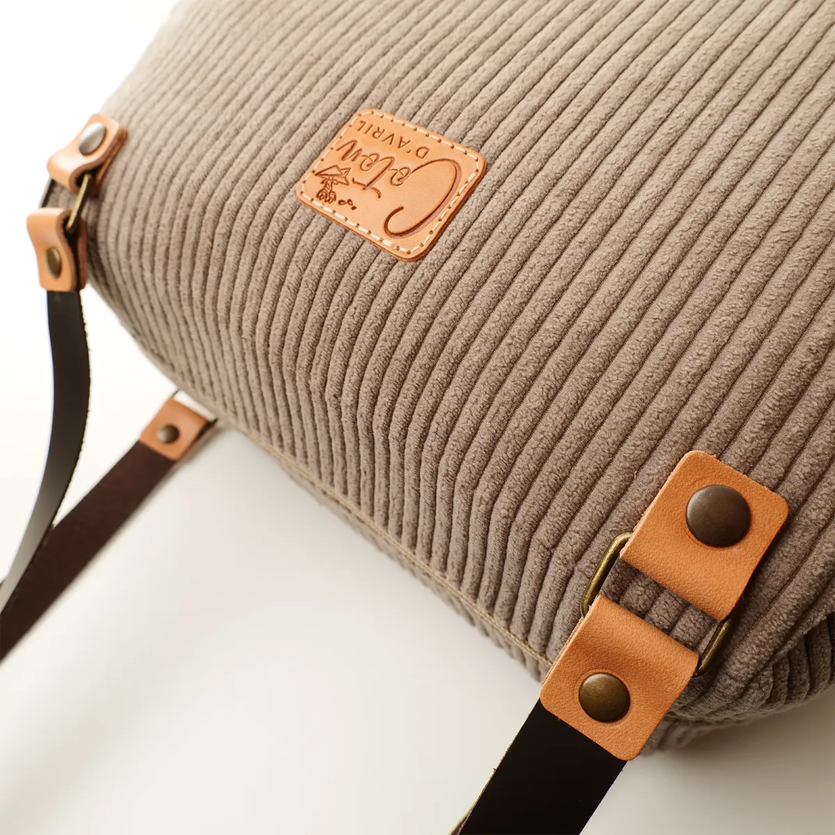 Sac à main Coton d'Avril CESAR Ecorce