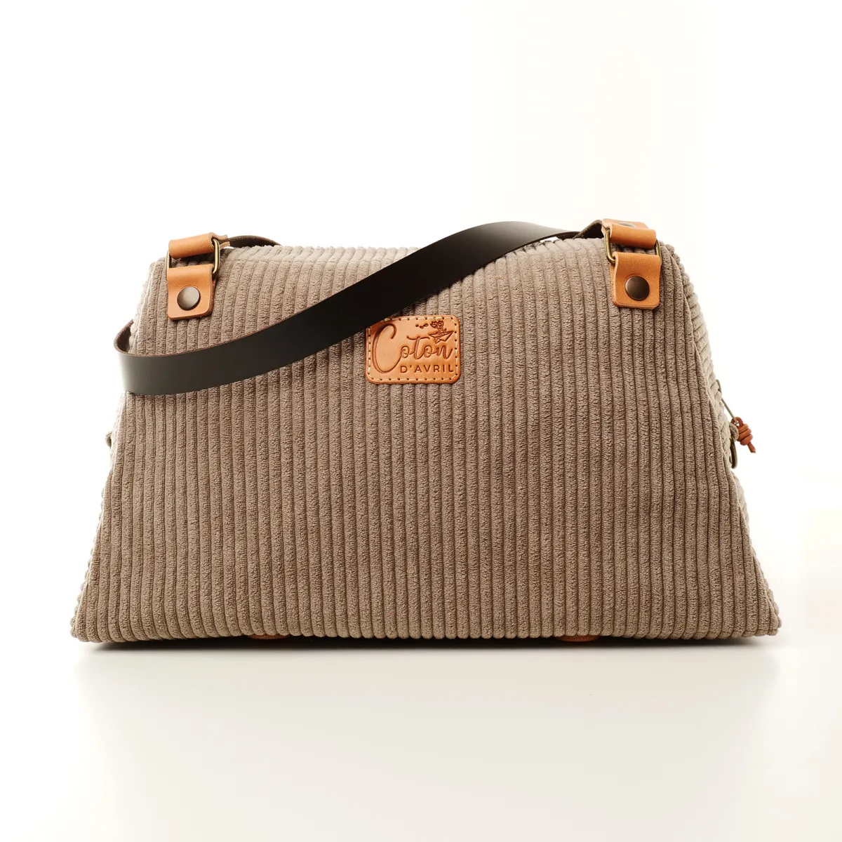 Sac à main Coton d'Avril CESAR Ecorce