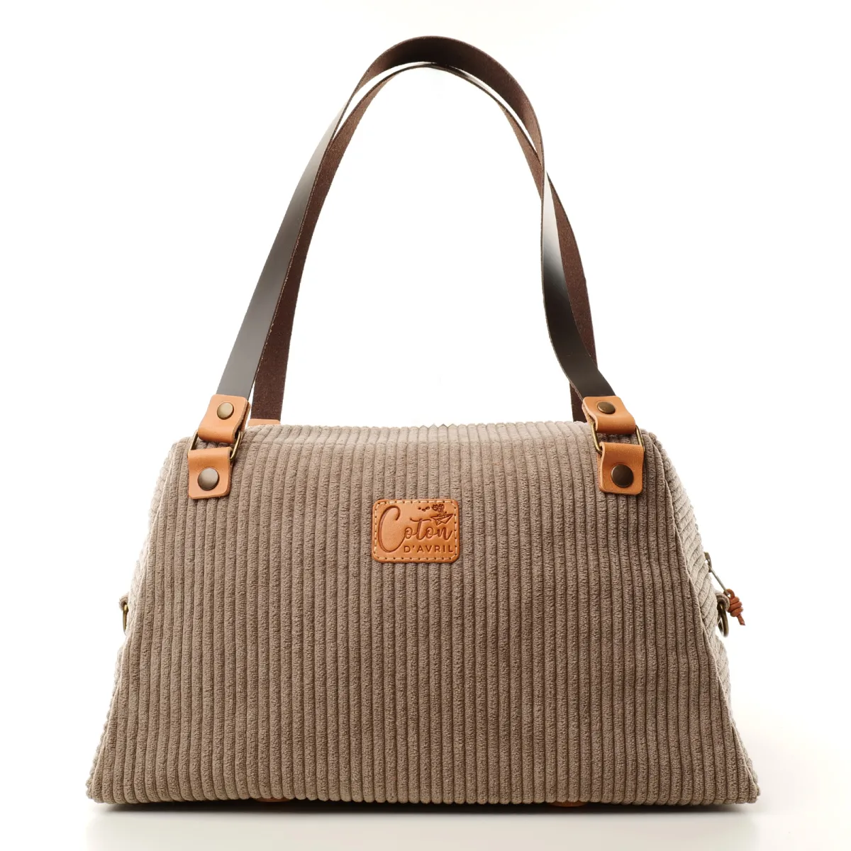 Sac à main Coton d'Avril CESAR Ecorce