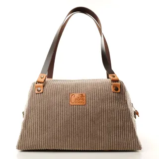 Sac à main Coton d'Avril CESAR Ecorce