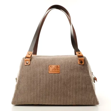 Sac à main Coton d'Avril CESAR Ecorce