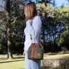Sac seau Coton d'Avril ANGELE Velours kaki