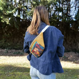 Sac banane Coton d'Avril MADON Feuilles