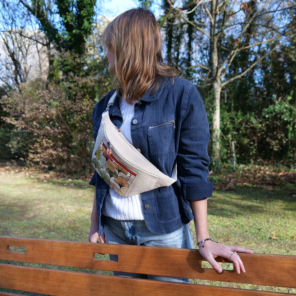 Sac banane Coton d'Avril MADON Ginkgo