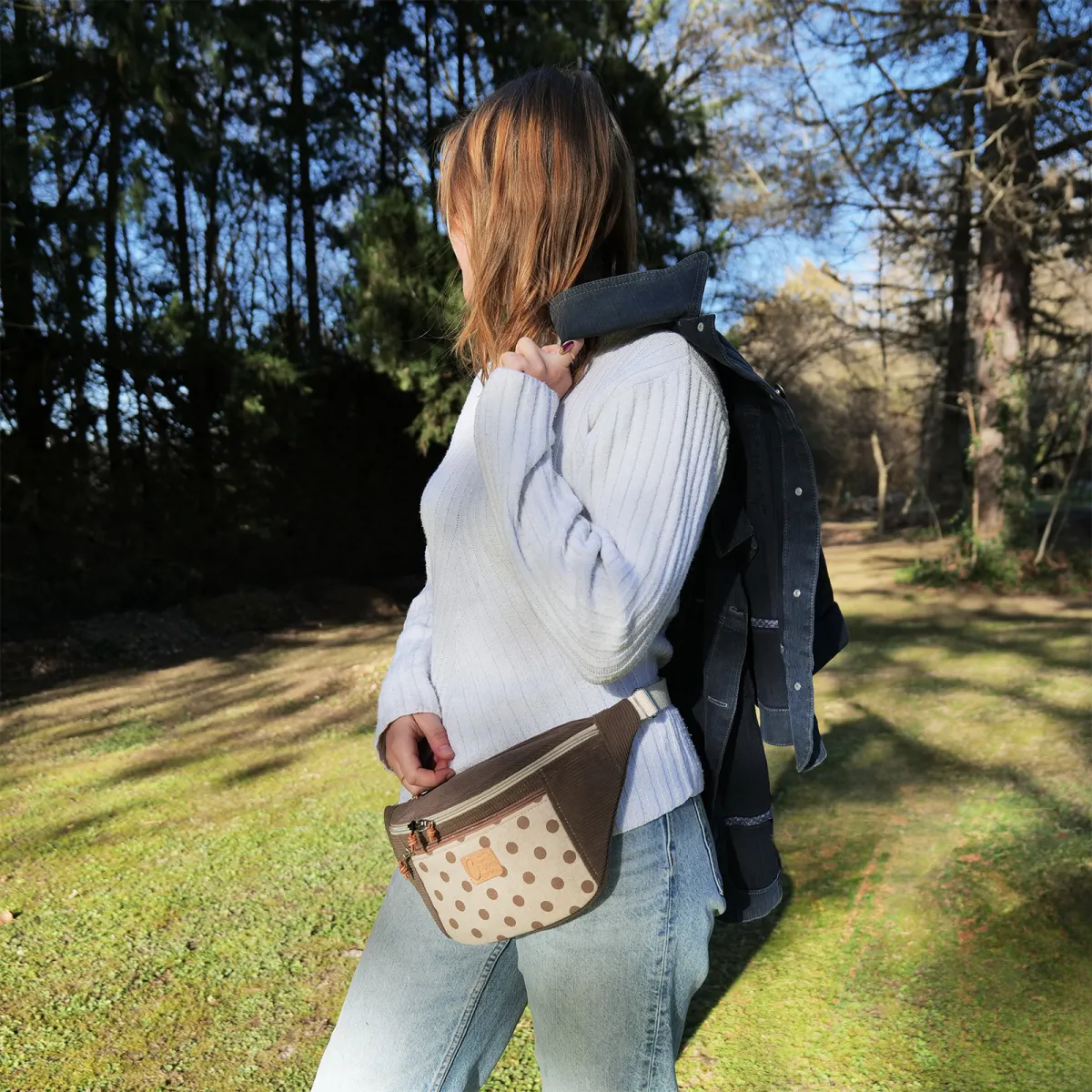 Sac banane Coton d'Avril MADON Pois