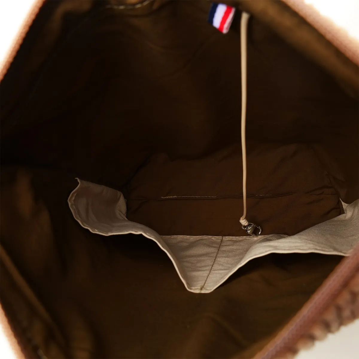 Sac à main Bandoulière BEATRIS velours Havane