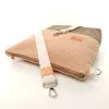Sac à main Bandoulière BEATRIS velours Havane