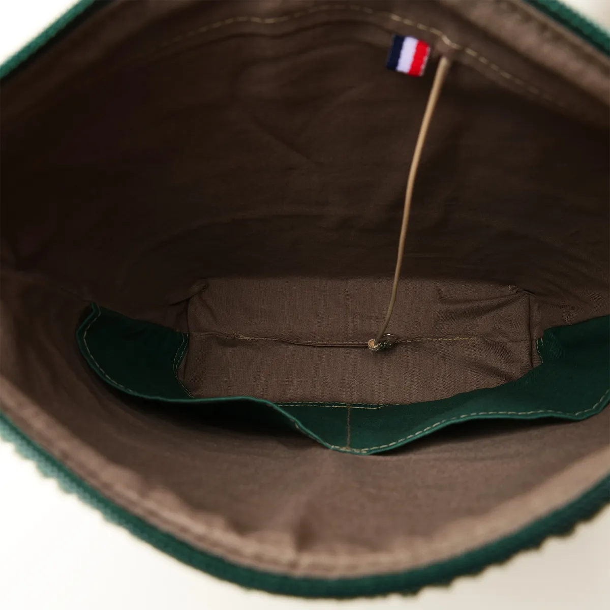 Sac à main Bandoulière BEATRIS velours Emeraude