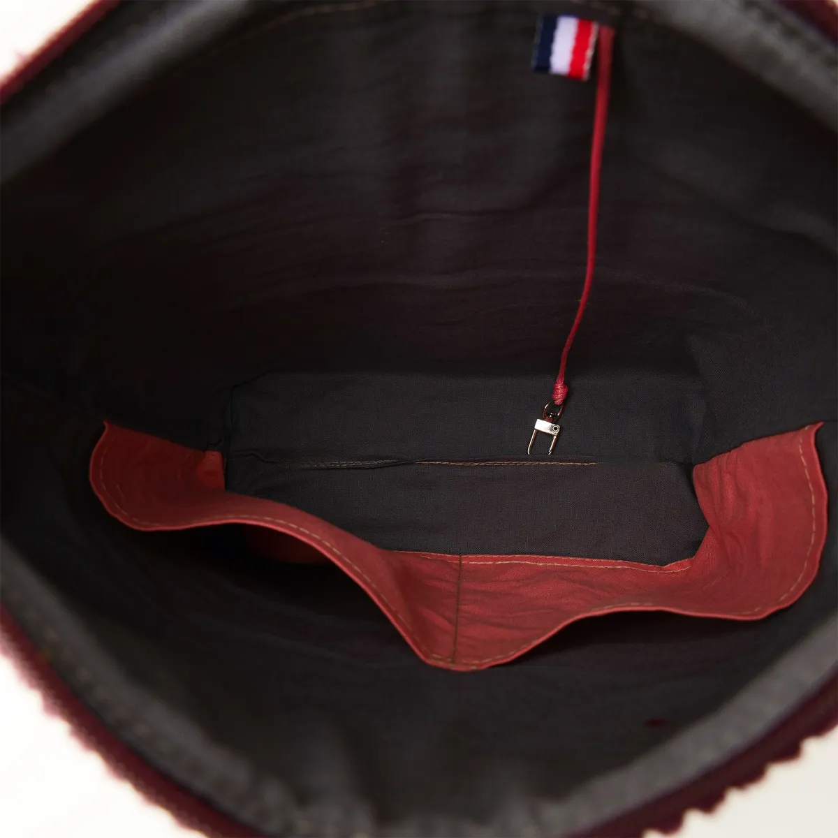 Sac à main Bandoulière BEATRIS velours Prunelle