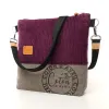Sac à main Bandoulière BEATRIS velours Prunelle