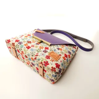 Sac à main Bandoulière Coton d'Avril ESTELLO Fleurs