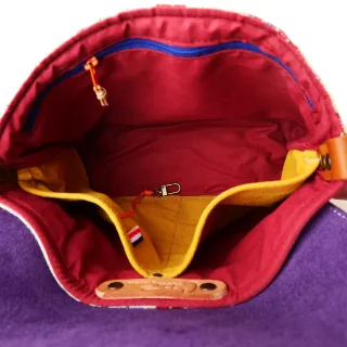 Sac à main Bandoulière Coton d'Avril ESTELLO Fleurs