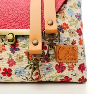 Sac à main Bandoulière Coton d'Avril ESTELLO Fleurs
