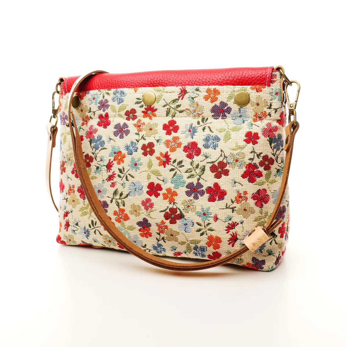 Sac à main Bandoulière Coton d'Avril ESTELLO Fleurs