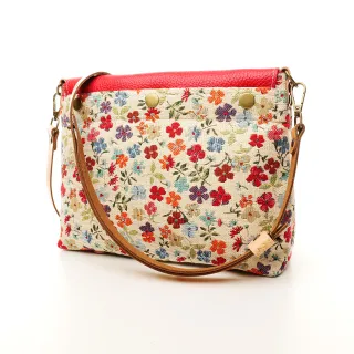 Sac à main Bandoulière Coton d'Avril ESTELLO Fleurs