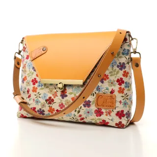Sac à main Bandoulière Coton d'Avril ESTELLO Fleurs