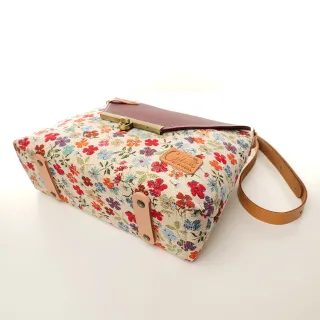 Sac à main Bandoulière Coton d'Avril ESTELLO Fleurs