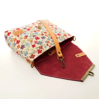 Sac à main Bandoulière Coton d'Avril ESTELLO Fleurs