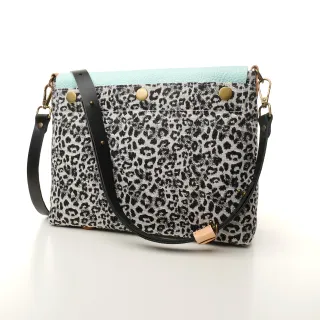 Sac à main Bandoulière Coton d'Avril ESTELLO Leopard