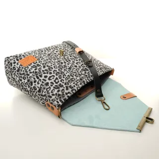 Sac à main Bandoulière Coton d'Avril ESTELLO Leopard