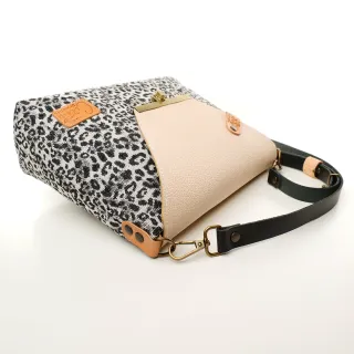 Sac à main Bandoulière Coton d'Avril ESTELLO Leopard