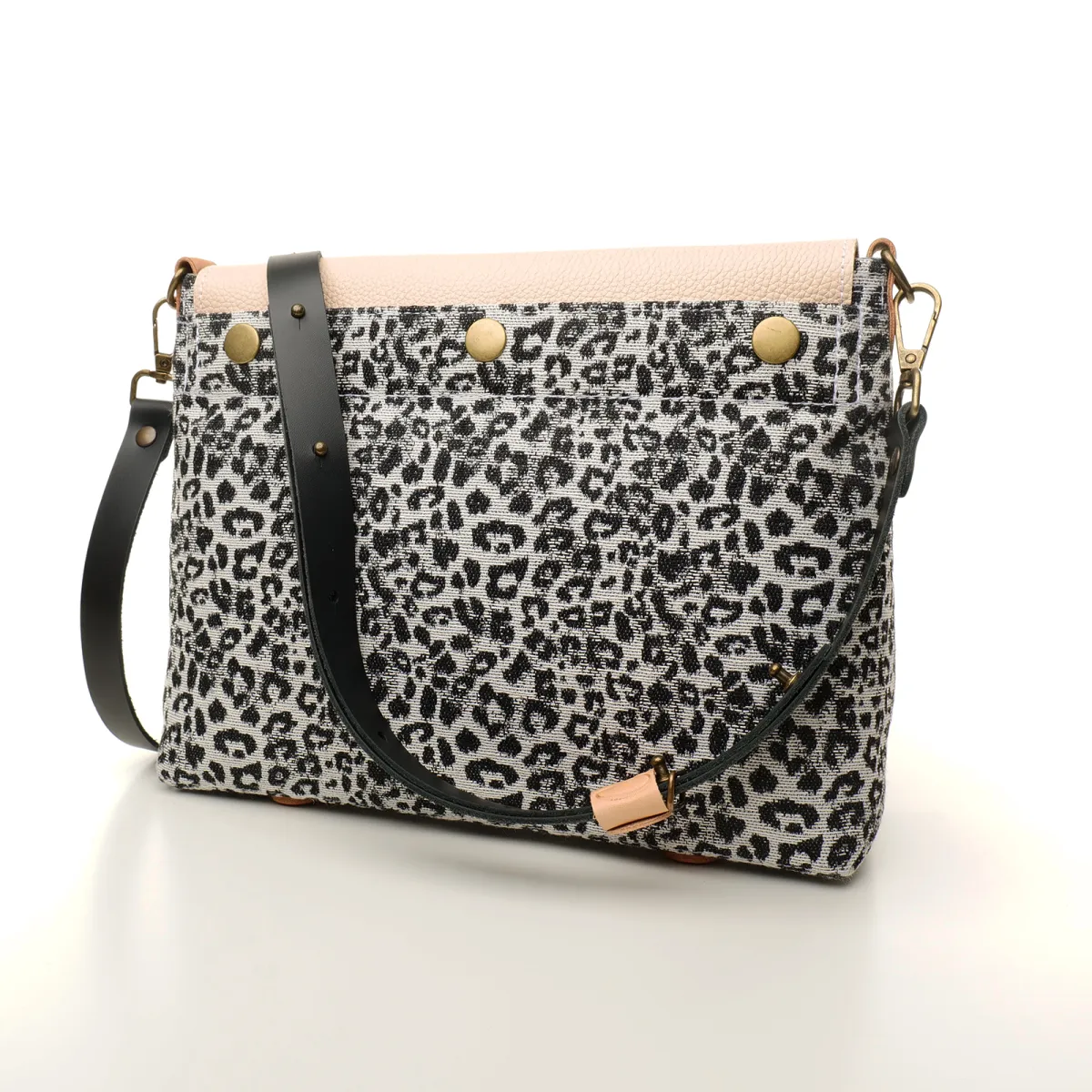 Sac à main Bandoulière Coton d'Avril ESTELLO Leopard